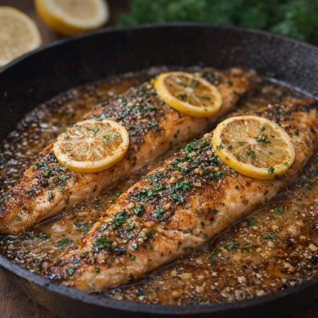 Gordon Ramsay Trout with Brown Butter & Lemon